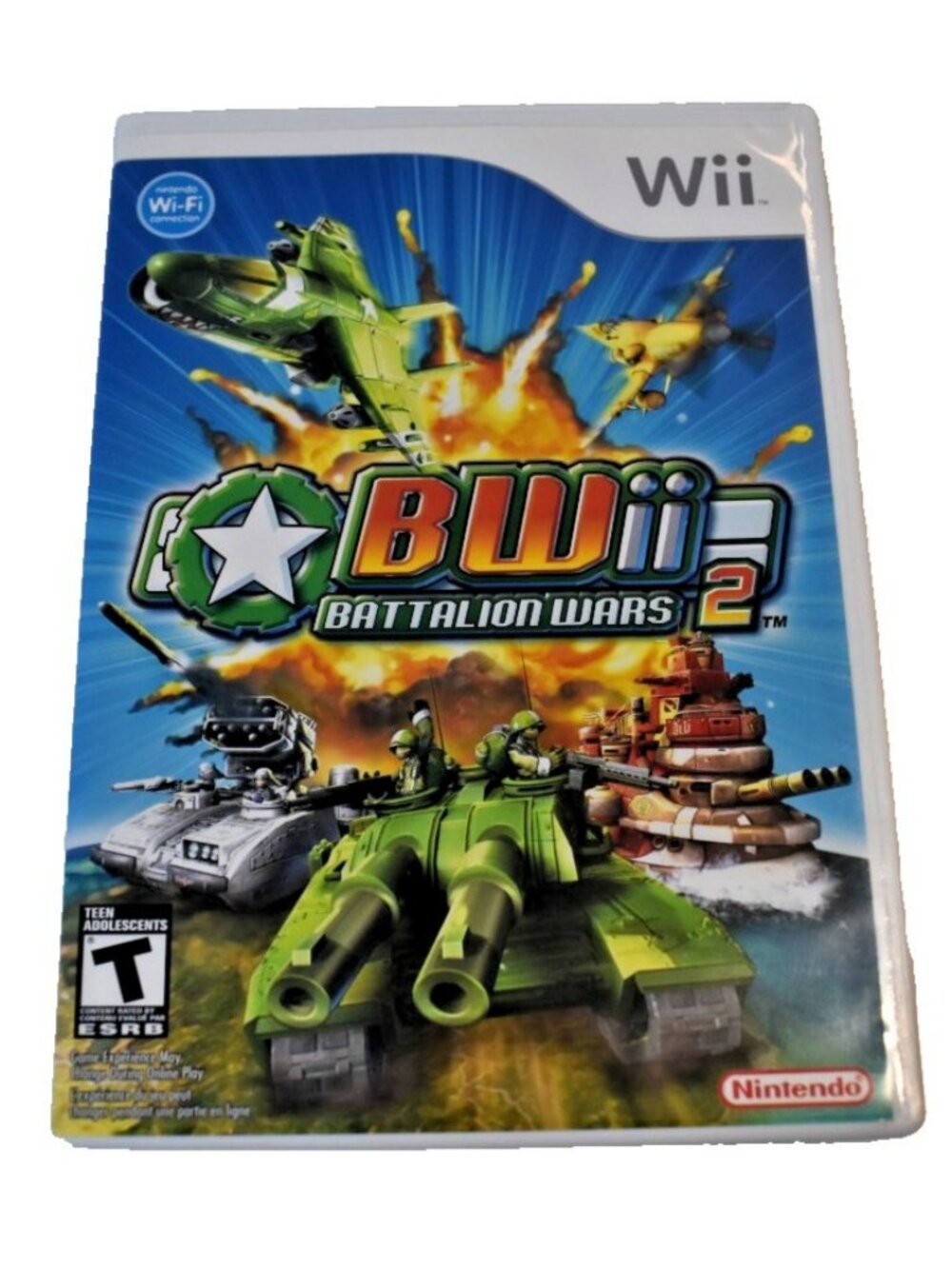 Battalion Wars 2 (Nintendo Wii, 2007) CIB Complete with Manual